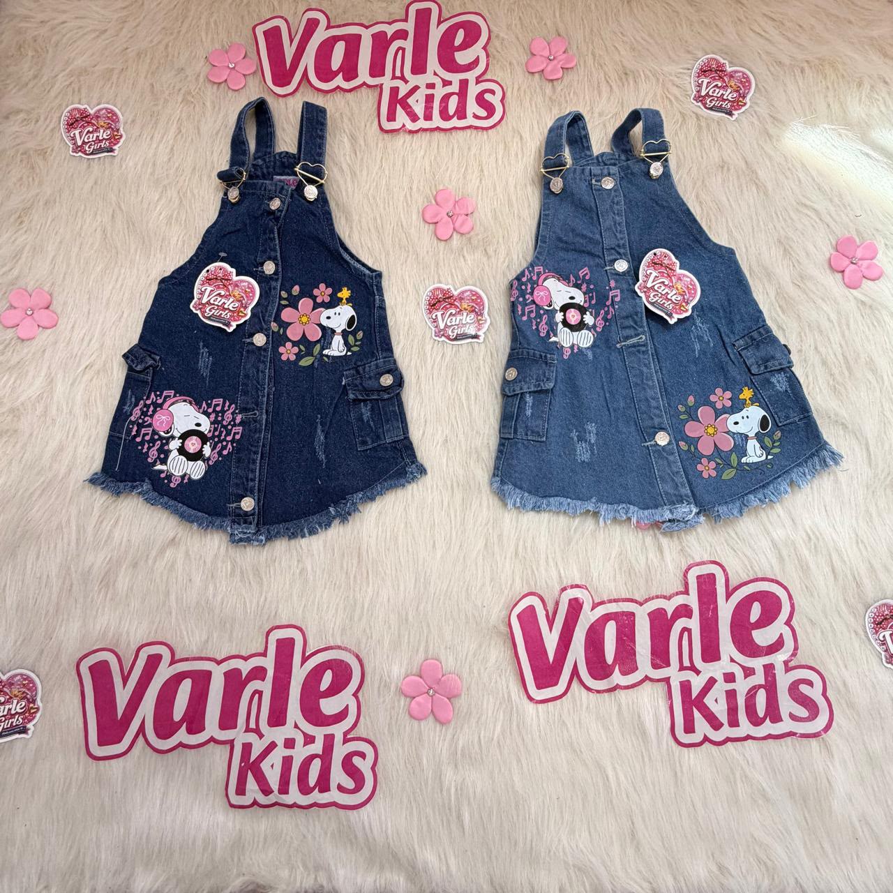 Jardinera Denim Panditas y Flores
